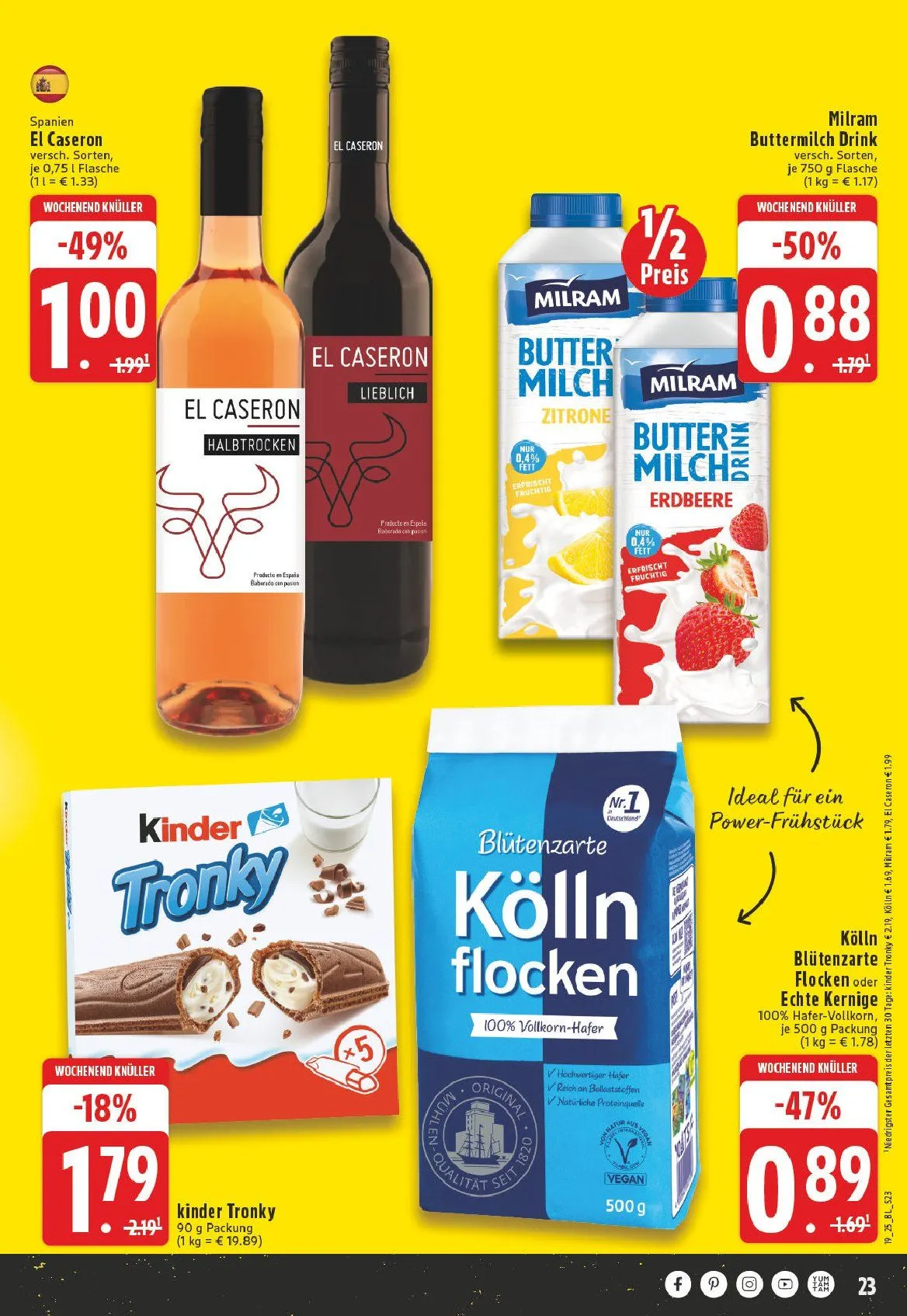 Edeka Prospekt von 5. Mai bis 10. Mai 2025 - Prospekt seite 23