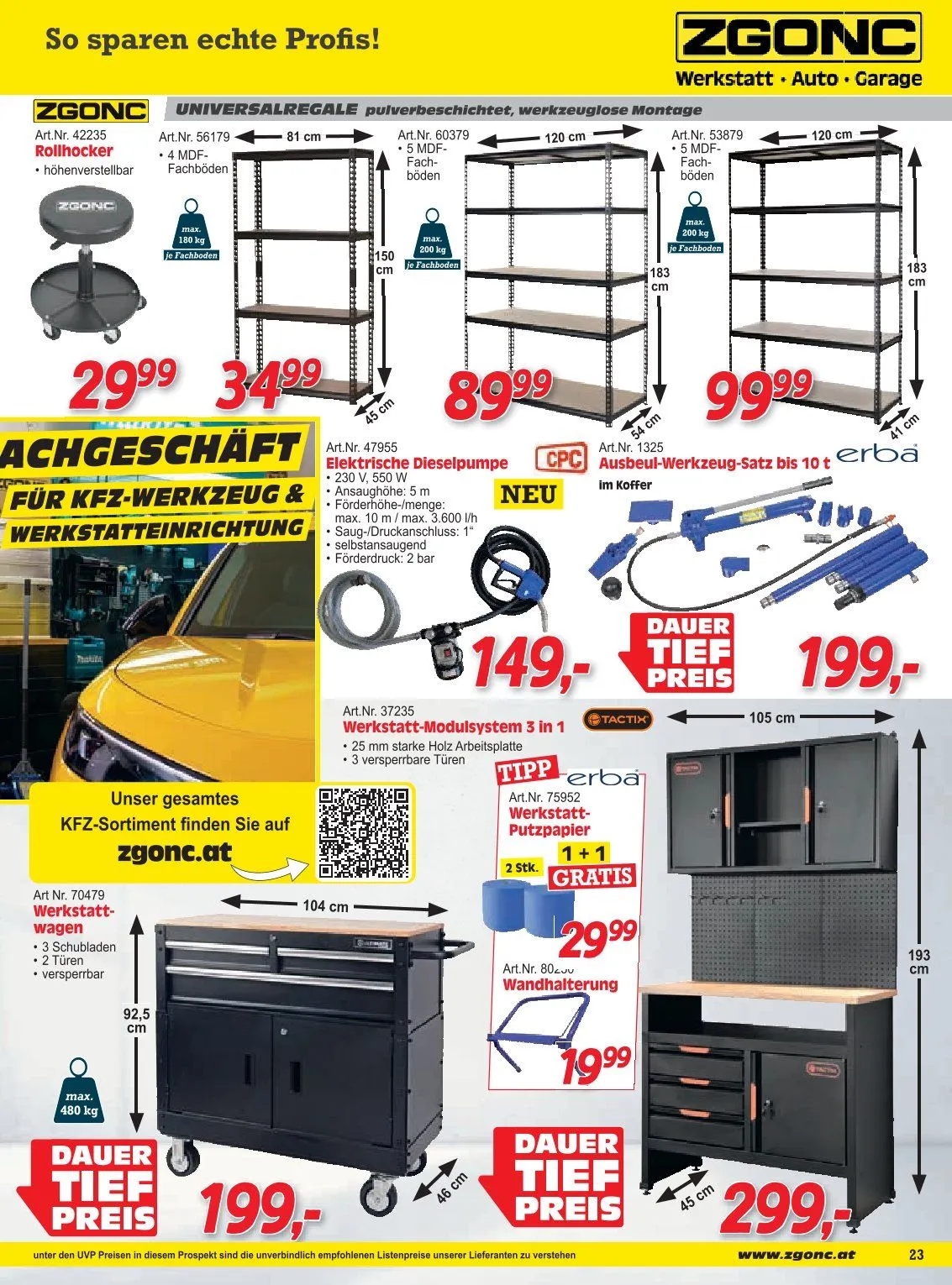 Zgonc Prospekte  von 13. April bis 27. April 2026 - Flugblätt seite  23