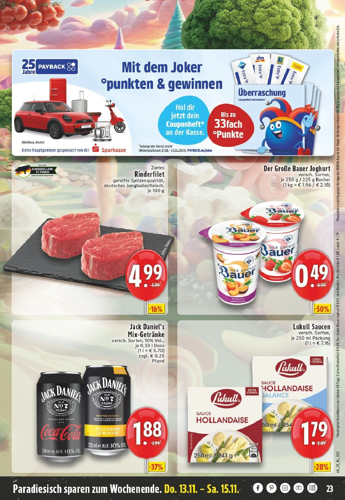 Edeka Angebote von 10. November bis 15. November 2025 - Prospekt seite 23