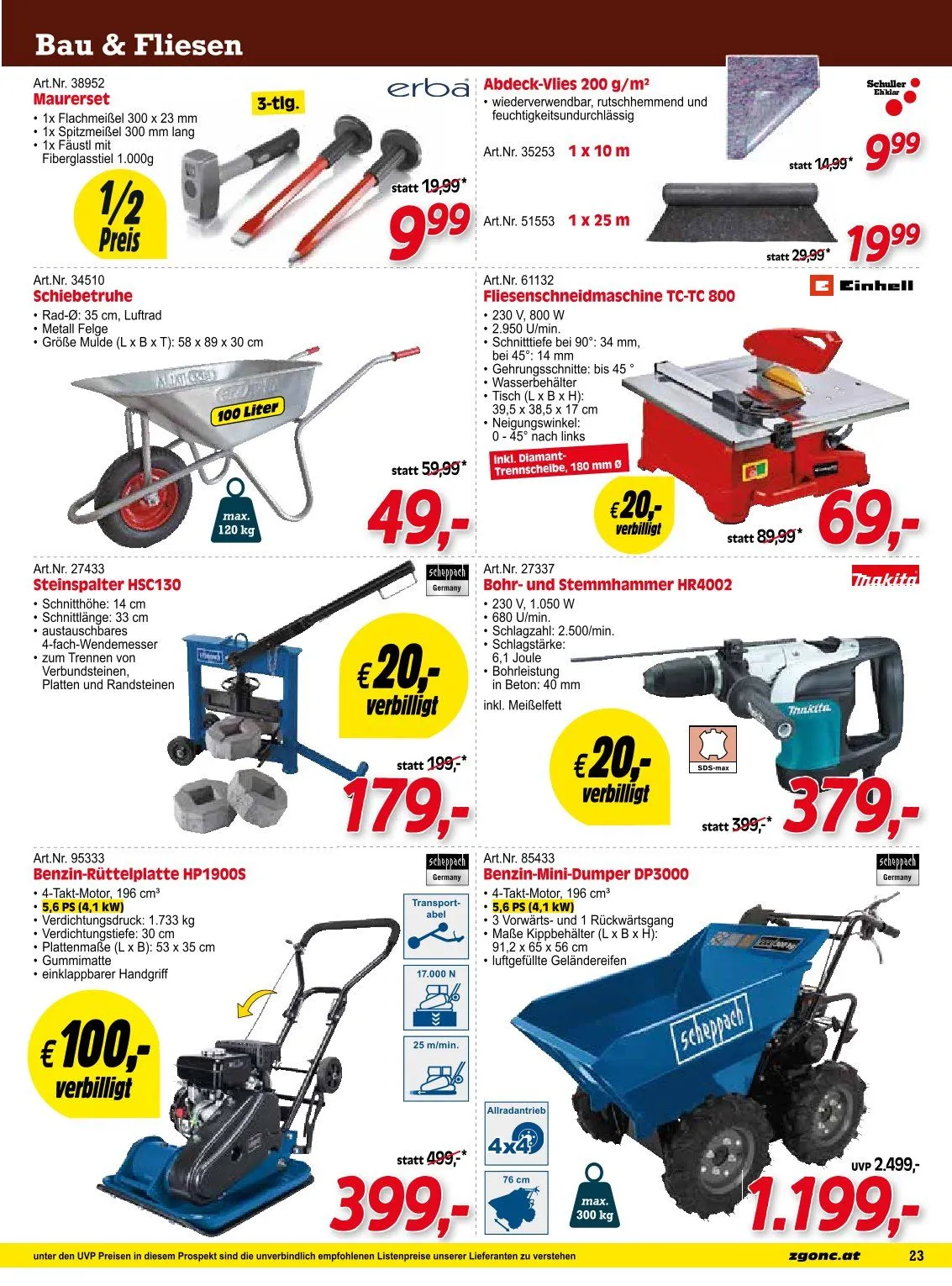 Zgonc Flugblatt von 5. März bis 16. März 2025 - Flugblätt seite 23