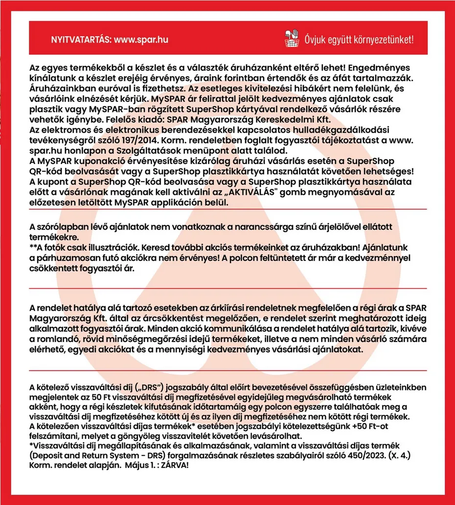 Katalógus Interspar legfrissebb ajánlatai április 30.-tól május 6.-ig 2026. - Oldal 23