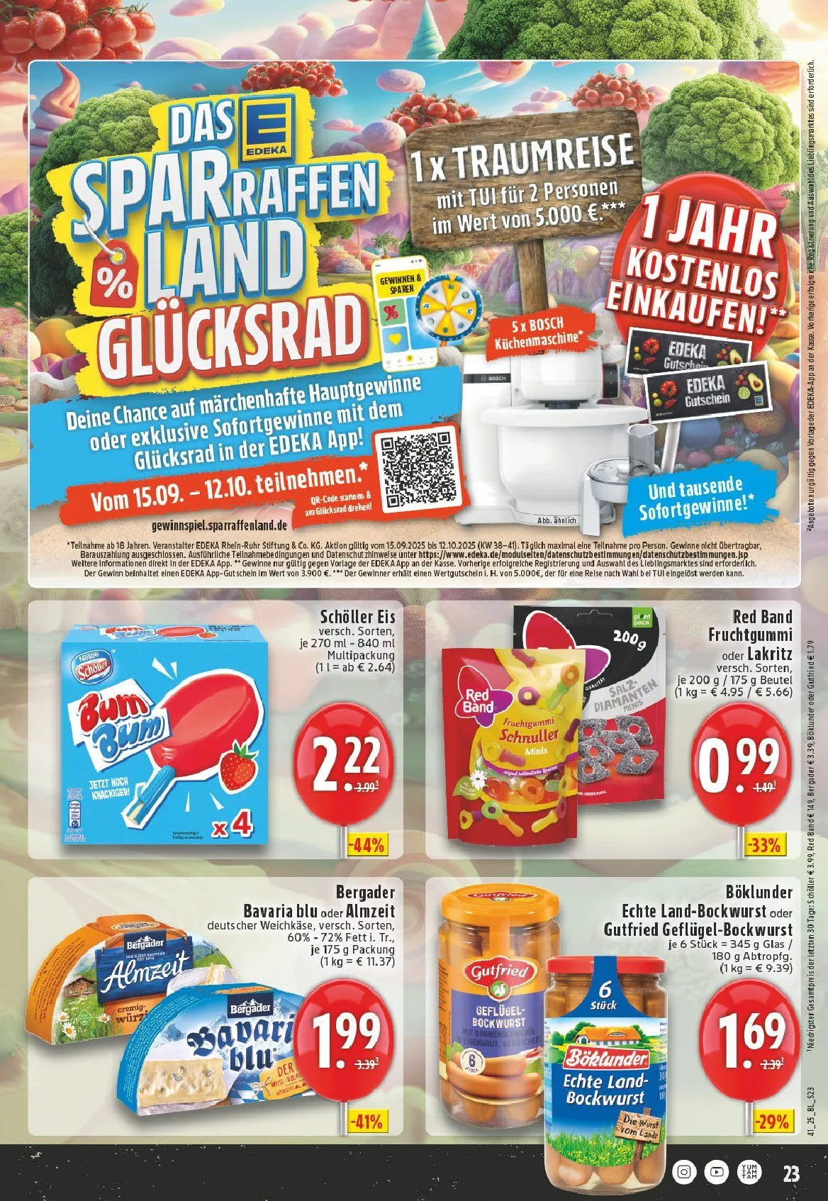 Edeka Prospekte von 5. Oktober bis 10. Oktober 2025 - Prospekt seite 23