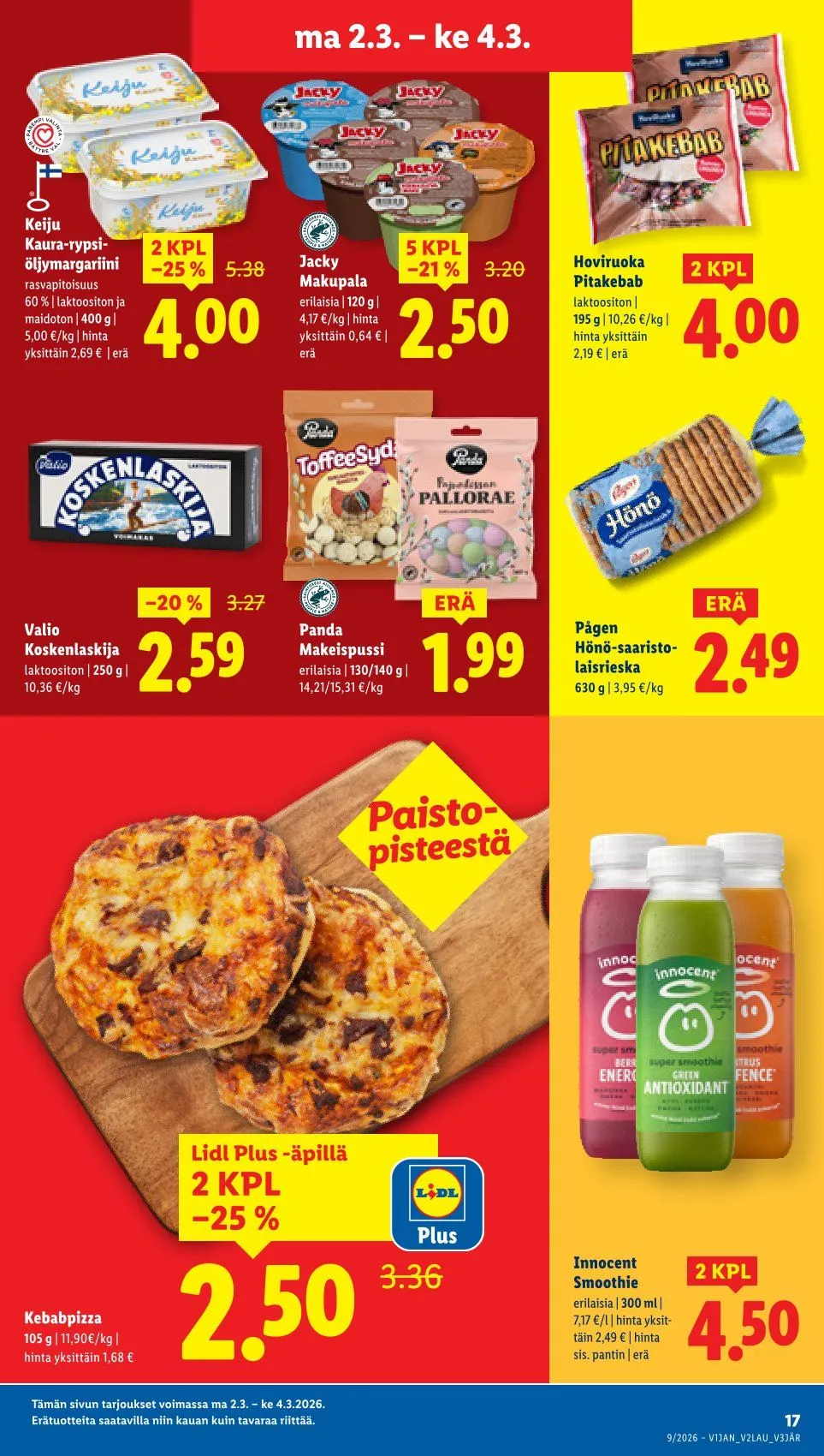 Kaupan Lidl  voimassa alkaen 26. helmikuuta - 4. maaliskuuta 2026 - Tarjouslehti sivu 23