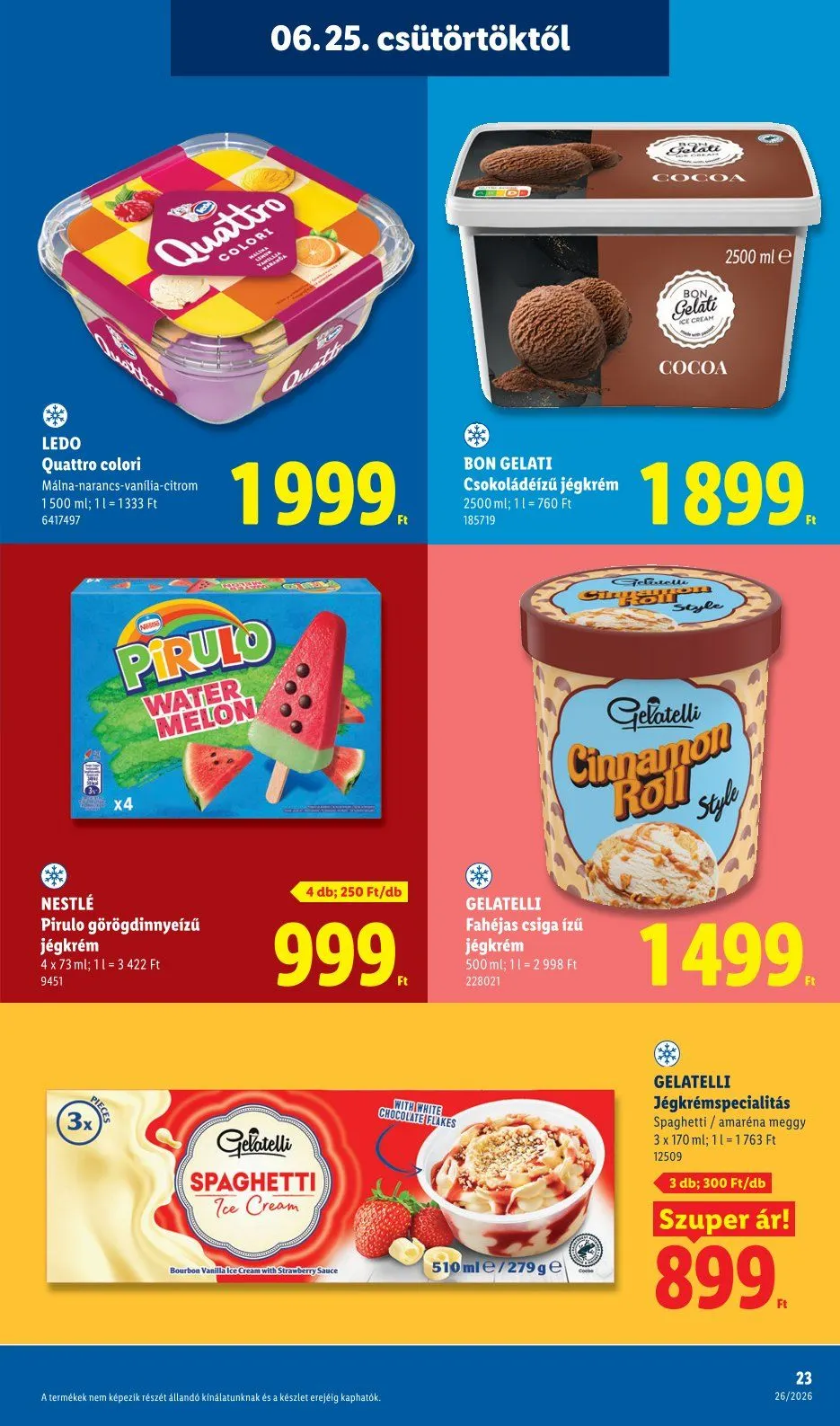 Katalógus Lidl legfrissebb ajánlatai június 25.-tól július 7.-ig 2026. - Oldal 23