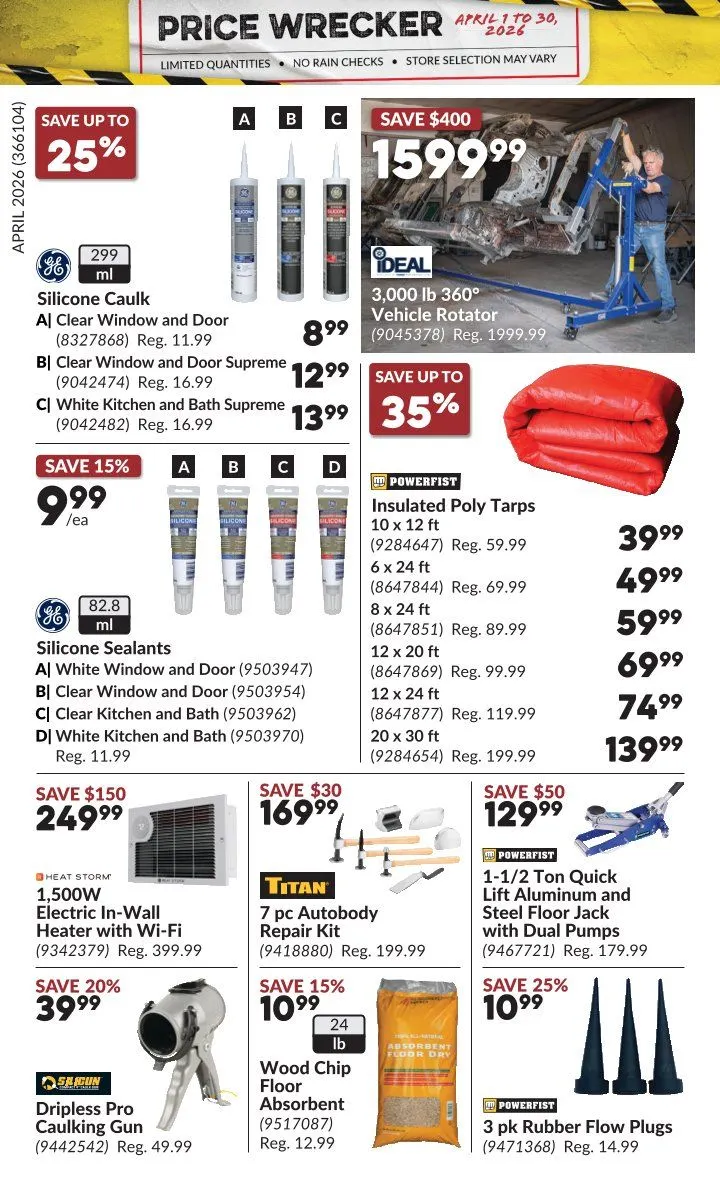 Princess Auto Sales from April 1 to April 30 2026 - flyer page 23