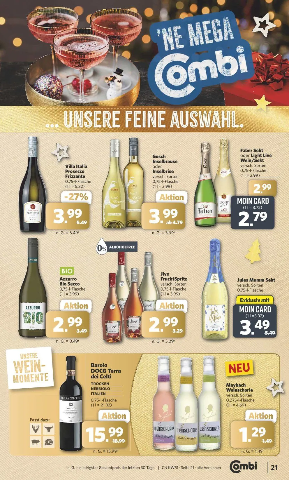 Combi Angebote von 15. Dezember bis 20. Dezember 2025 - Prospekt seite 23