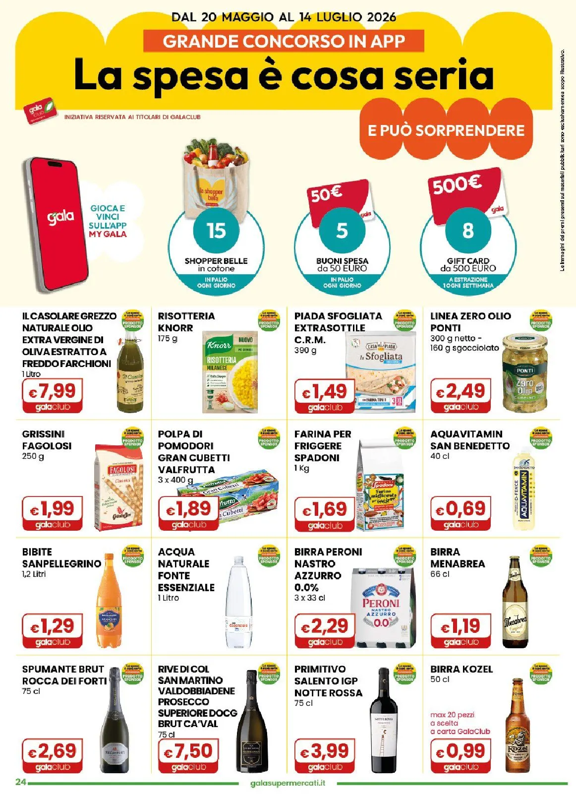 Volantini Gala Supermercati da 20 maggio a 2 giugno di 2026 - Pagina del volantino 24