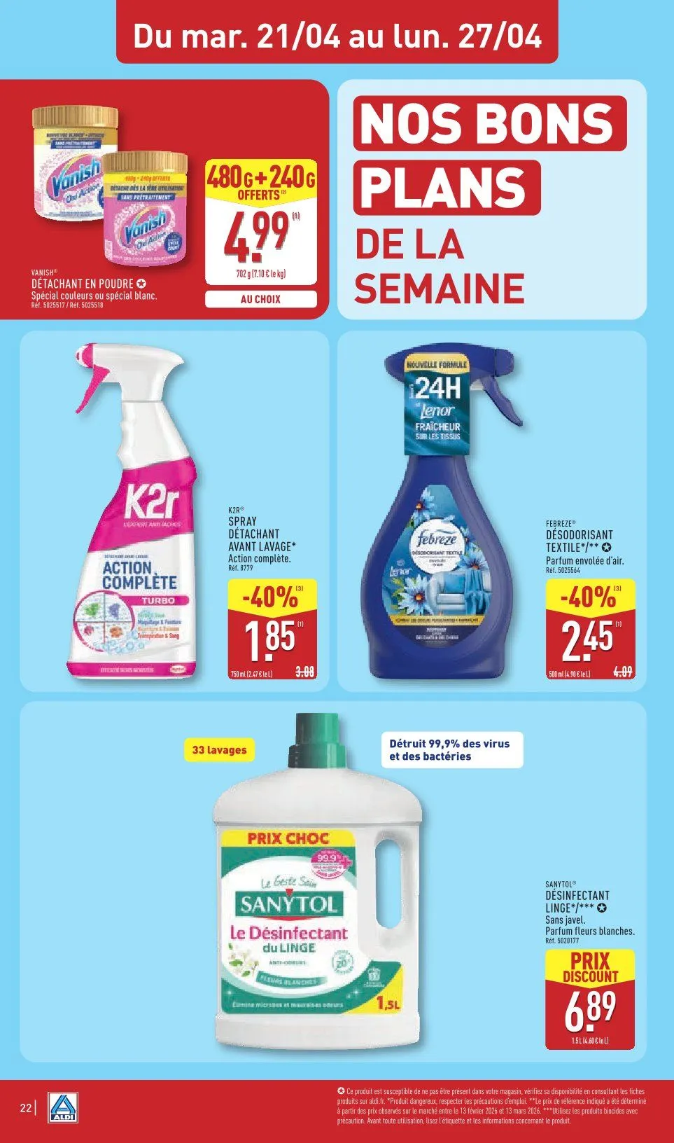ALDI Catlogue du 21 avril au 27 avril 2026 - Catalogue page 24