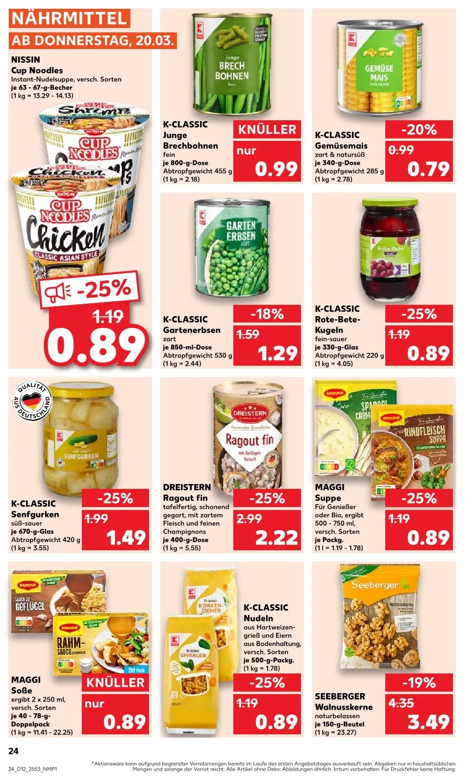 Kaufland Prospekt von 20. März bis 26. März 2025 - Prospekt seite 24