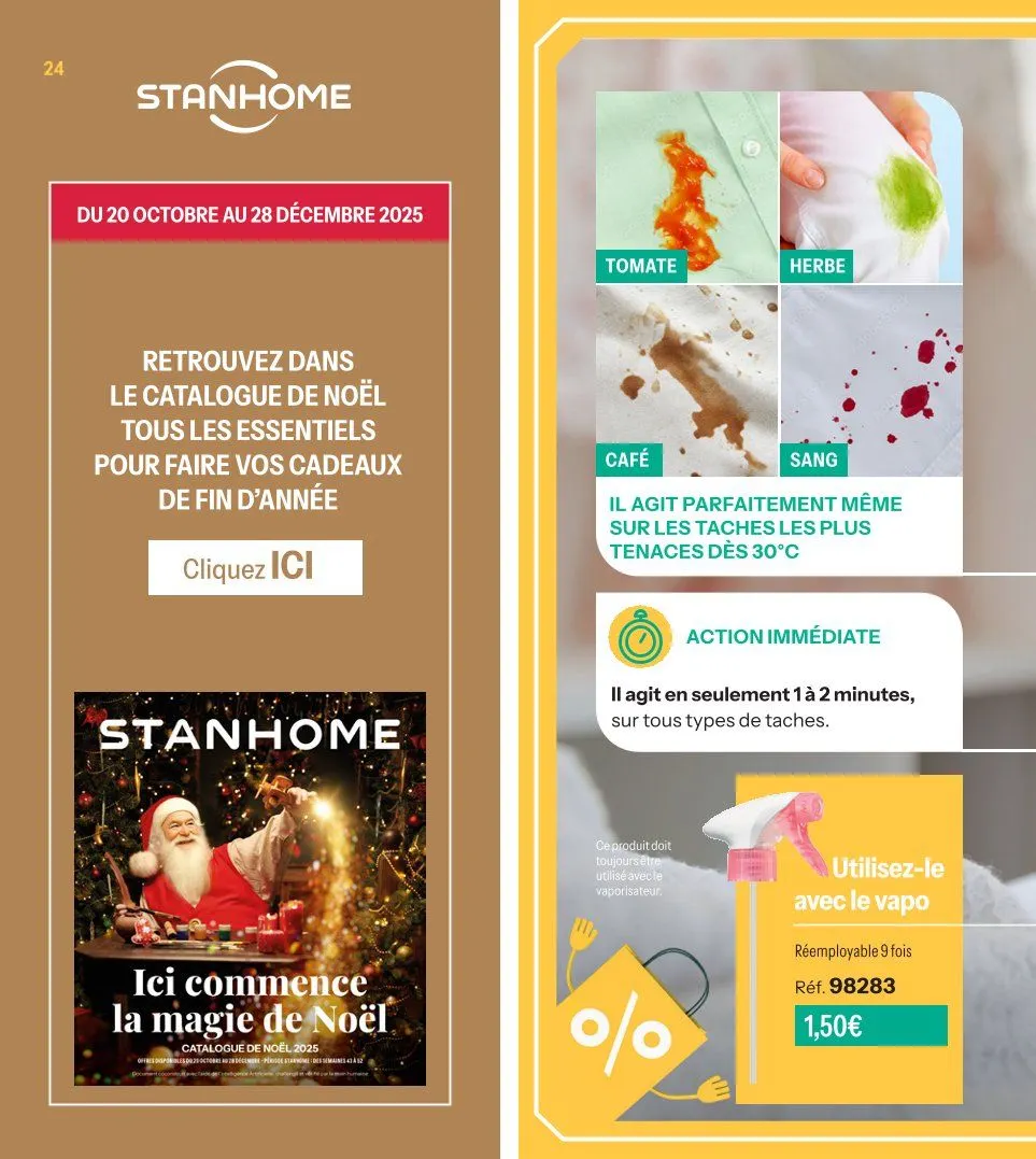 Catalogues Stanhome du 20 octobre au 9 novembre 2025 - Catalogue page 24