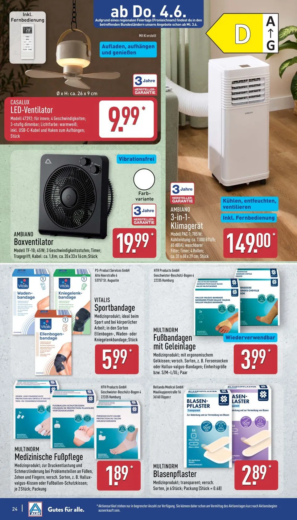 ALDI Nord Prospekte - Aktuelle Angebote von 1. Juni bis 6. Juni 2026 - Prospekt seite 24