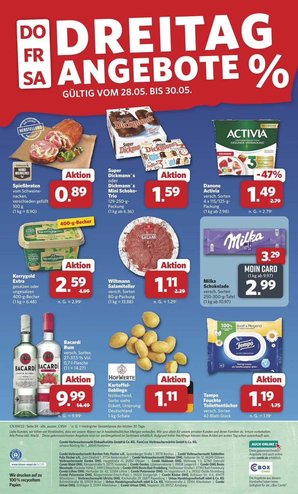 Combi Angebote von 27. Mai bis 30. Mai 2026 - Prospekt seite 24
