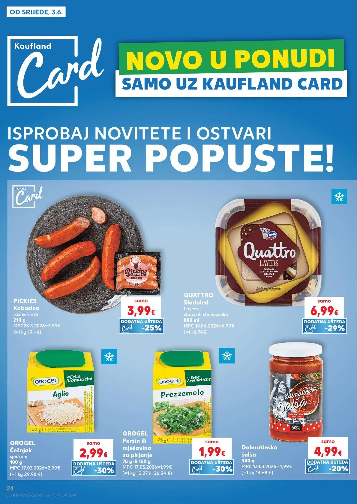 Katalog Kaufland od 3. lipnja do 9. lipnja 2026. - Pregled Stranica 24