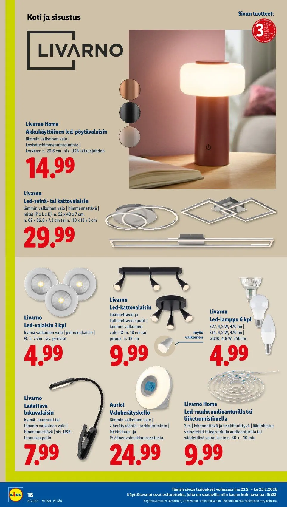 Kaupan Lidl uusimmat tarjoukset voimassa alkaen 19. helmikuuta - 25. helmikuuta 2026 - Tarjouslehti sivu 24