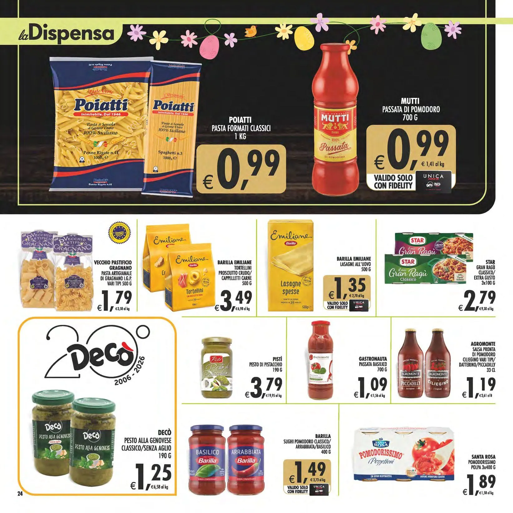  Volantini Deco Supermercati da 27 marzo a 7 aprile di 2026 - Pagina del volantino 24