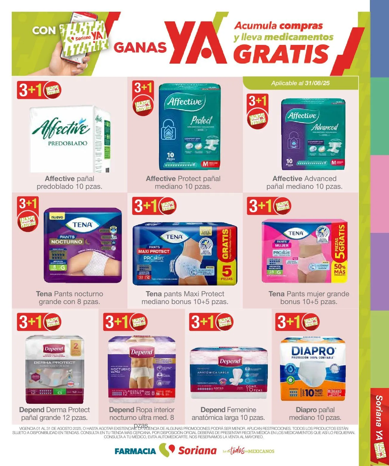 Catálogo de Soriana Ofertas Farmacia del Mes 1 de agosto al 31 de agosto 2025 - Pagina 24