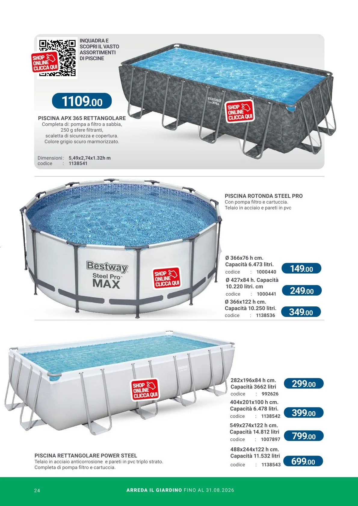  Volantini Cfadda da 8 aprile a 31 agosto di 2026 - Pagina del volantino 24