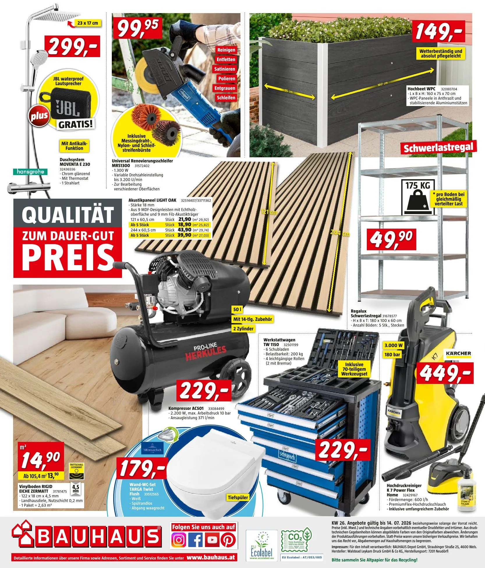 Bauhaus Deals von 30. Juni bis 14. Juli 2026 - Flugblätt seite  24