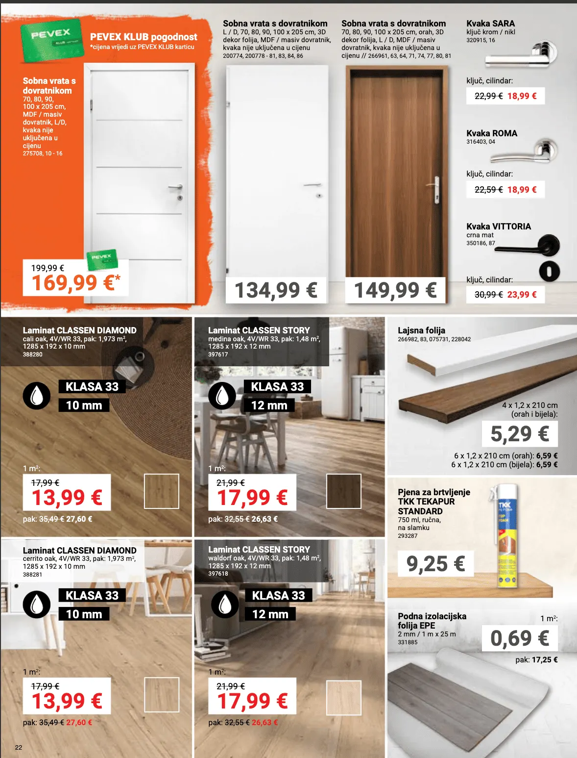 Katalog Najnovije ponude trgovine Pevex od 23. listopada do 17. studenoga 2025. - Pregled Stranica 22