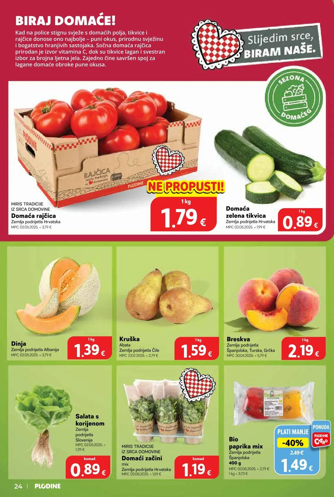 Katalog Plodine od 3. lipnja do 9. lipnja 2026. - Pregled Stranica 24