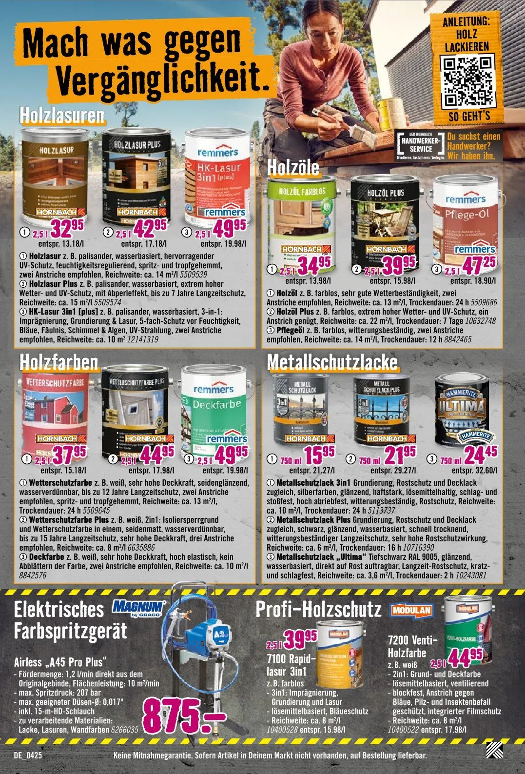 Hornbach Angebote von 10. April bis 7. Mai 2025 - Prospekt seite 24