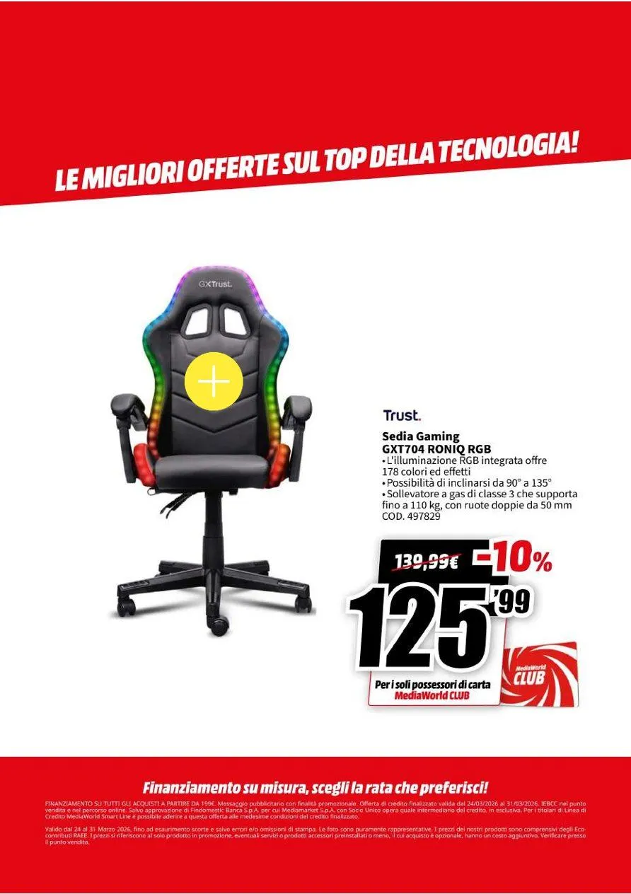  Mediaworld Volantino da 24 marzo a 31 marzo di 2026 - Pagina del volantino 24
