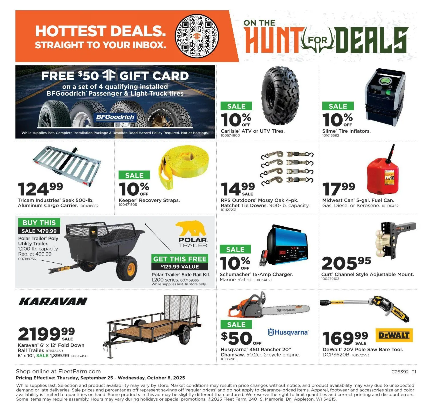 Weekly ad Fleet Farm Sales from September 25 to October 8 2025 - Page 24