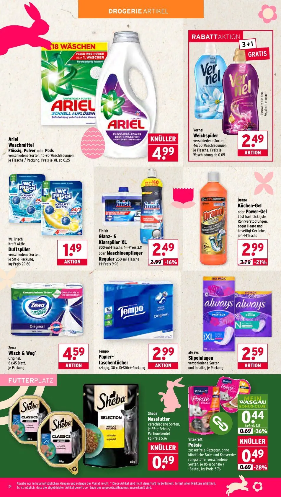 Wasgau Angebote von 30. März bis 4. April 2026 - Prospekt seite 24