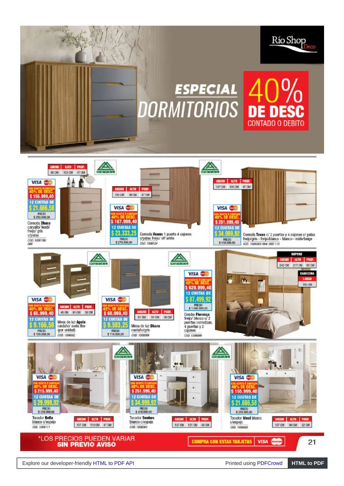 Ofertas de Ofertas Río Shop Deco 30 de marzo al 30 de abril 2026 - Página 21 del catálogo