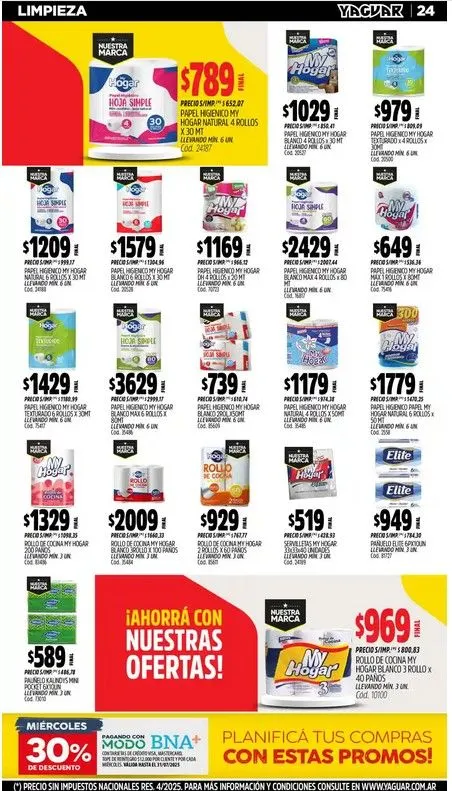 Ofertas de Ofertas Yaguar 28 de julio al 3 de agosto 2025 - Página 23 del catálogo