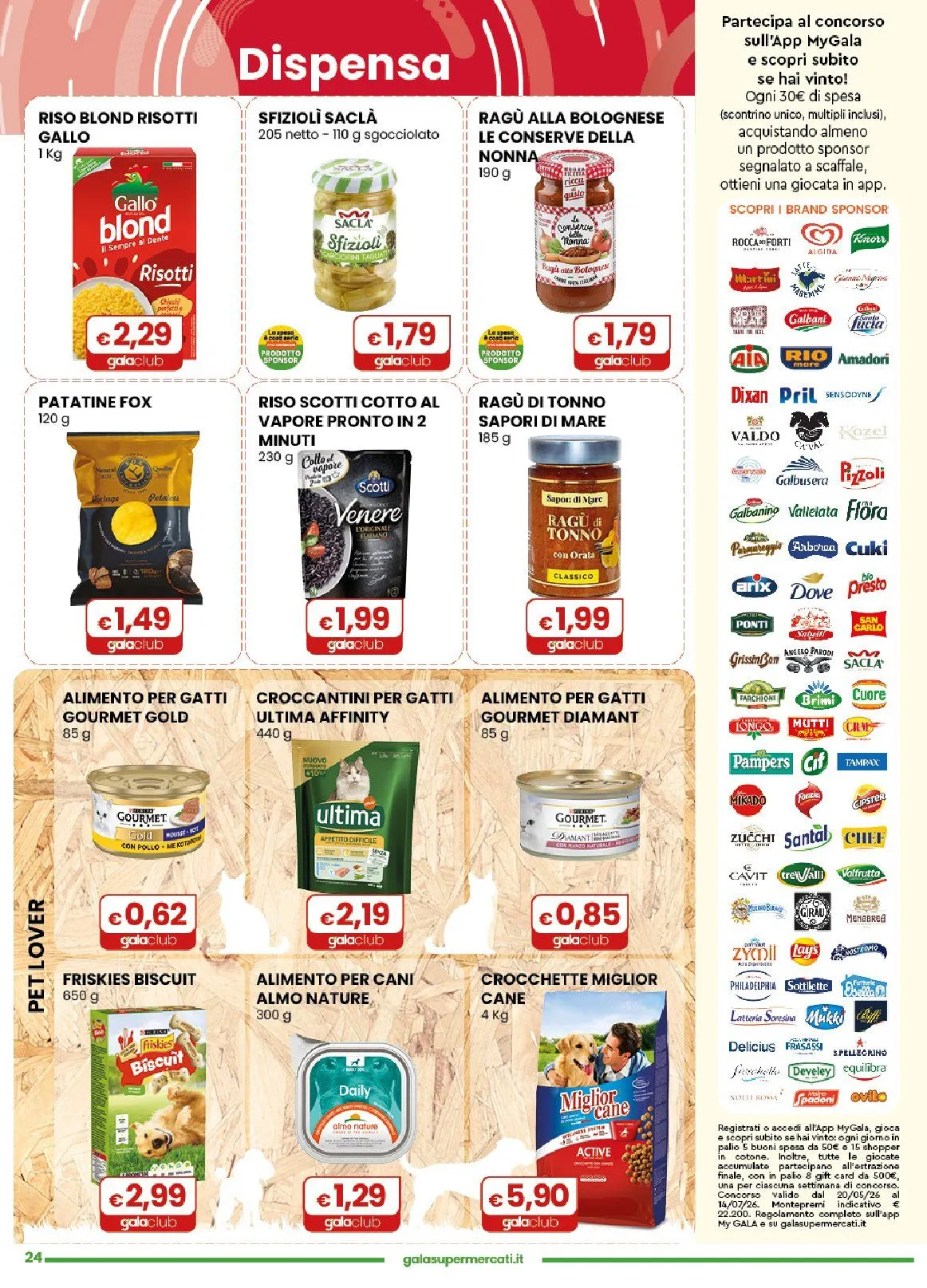  Volantini Gala Supermercati da 17 giugno a 30 giugno di 2026 - Pagina del volantino 24
