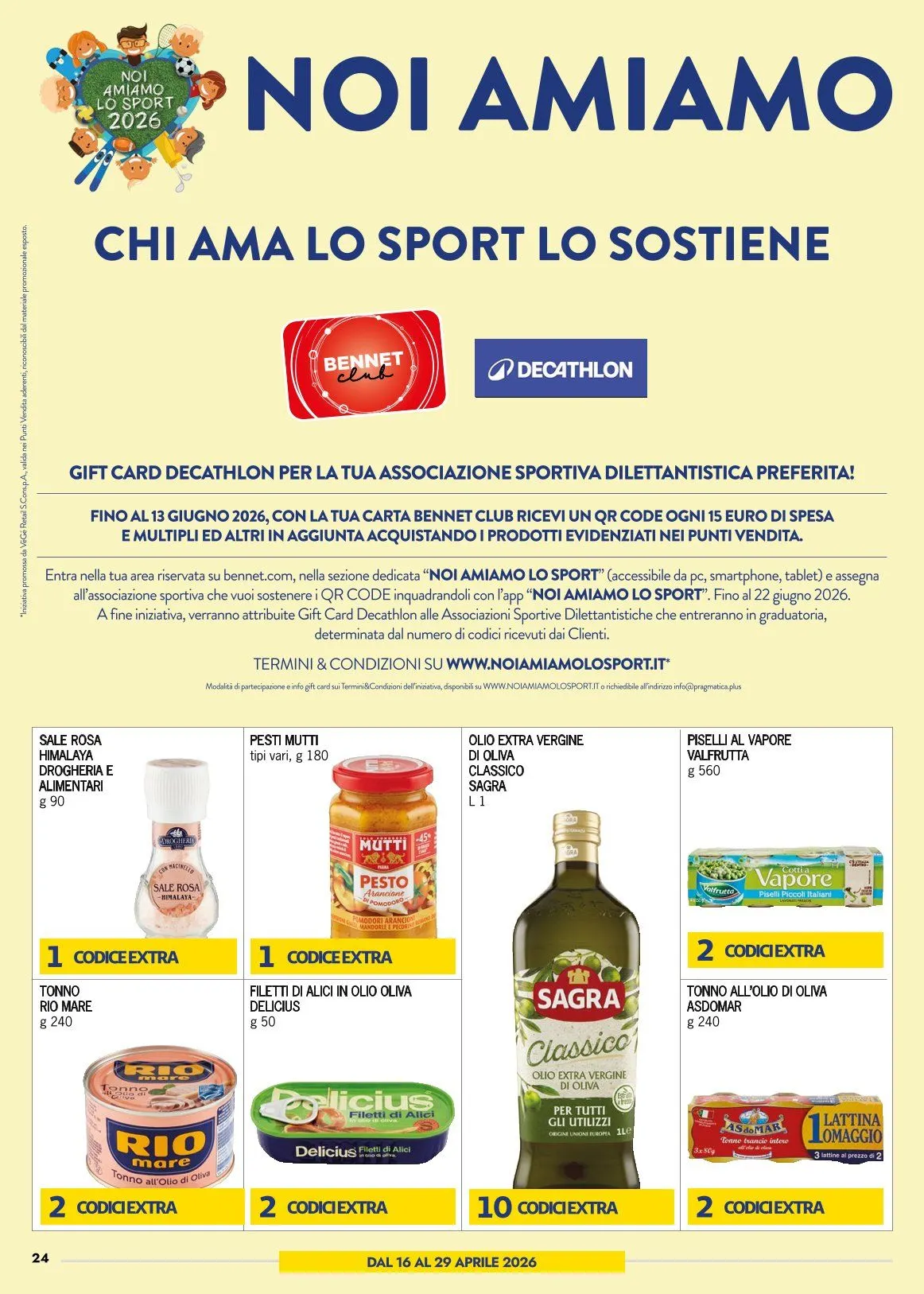 bennet Volantino da 7 aprile a 29 aprile di 2026 - Pagina del volantino 24