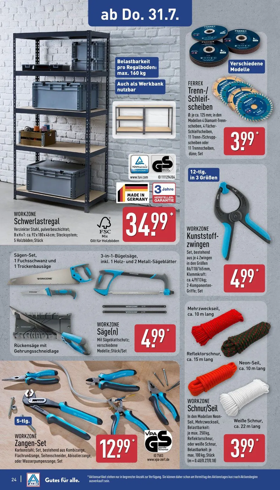 ALDI Nord Prospekte von 28. Juli bis 2. August 2025 - Prospekt seite 24