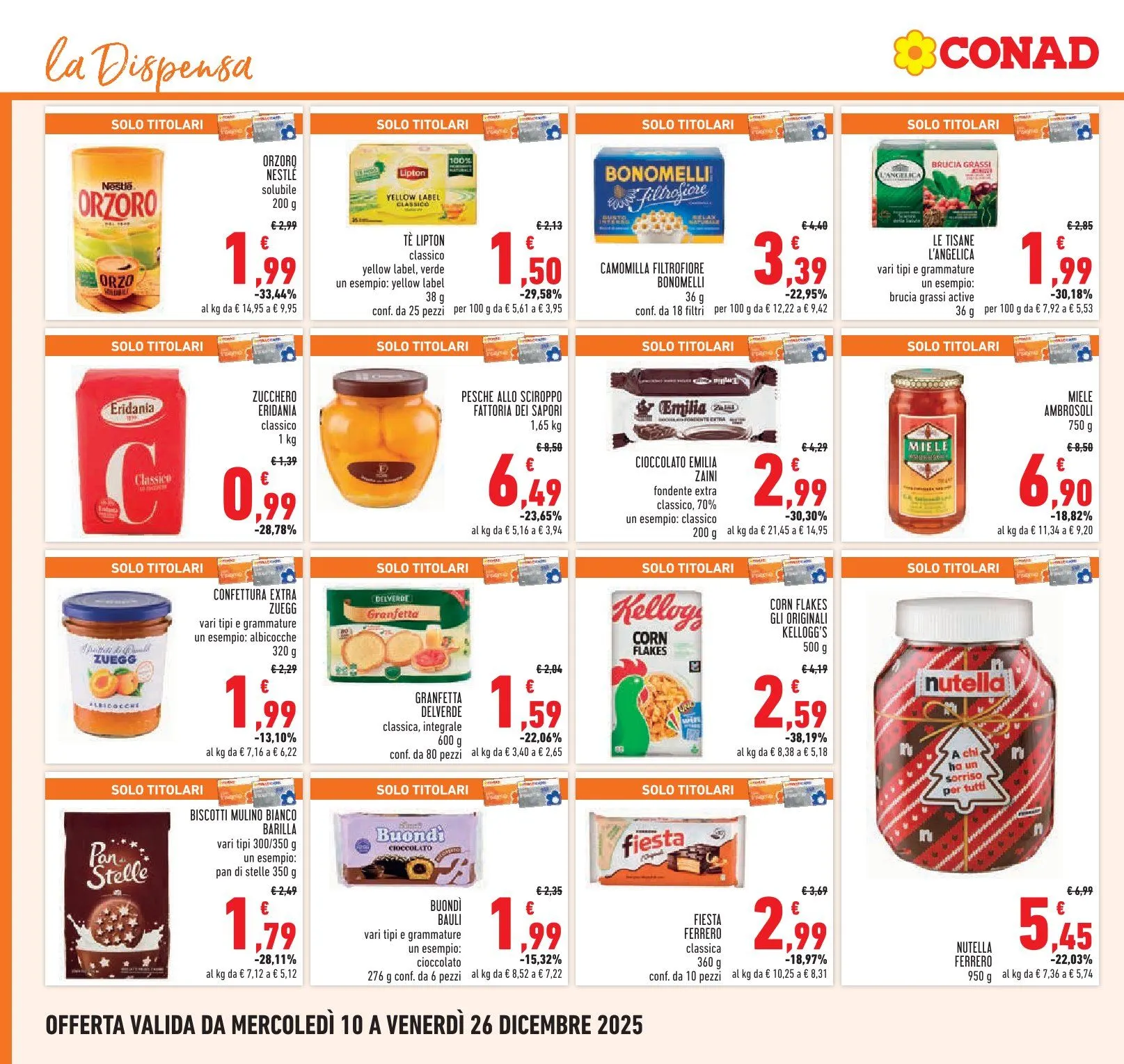 Sapori & Dintorni Conad da 10 dicembre a 26 dicembre di 2025 - Pagina del volantino 24