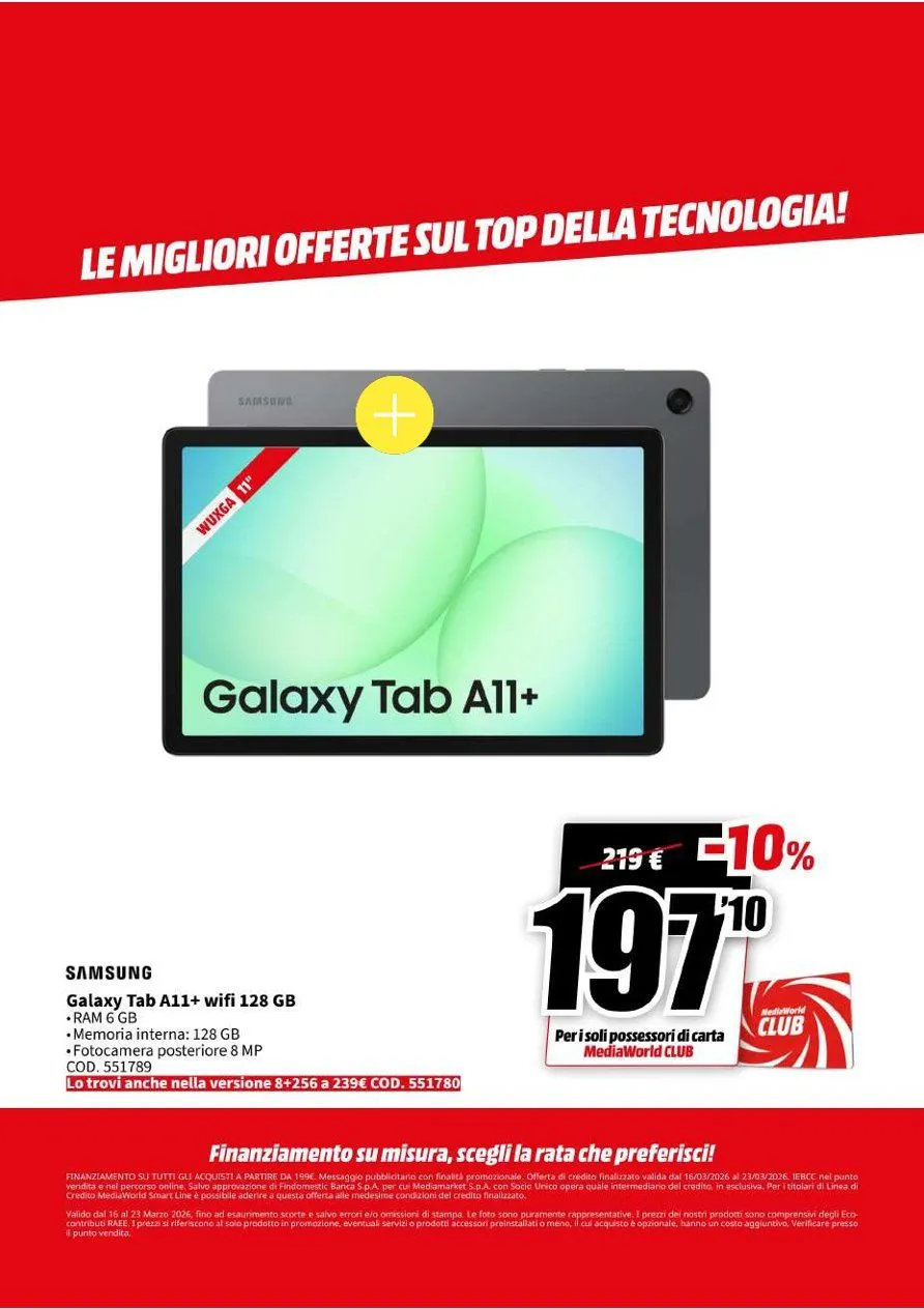 Volantini MEDIAWORLD da 16 marzo a 23 marzo di 2026 - Pagina del volantino 24