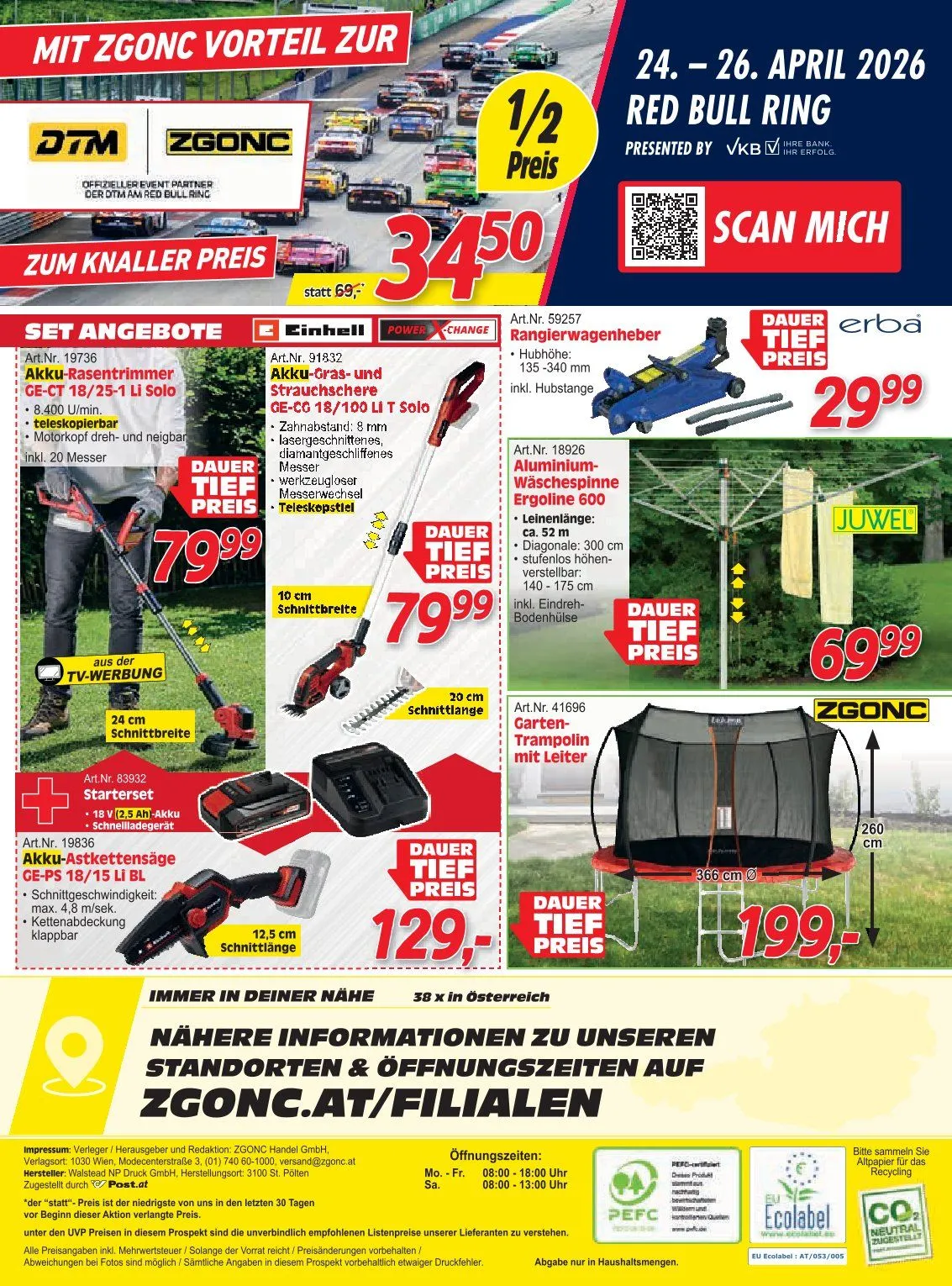 Zgonc Prospekte  von 13. April bis 27. April 2026 - Flugblätt seite  24