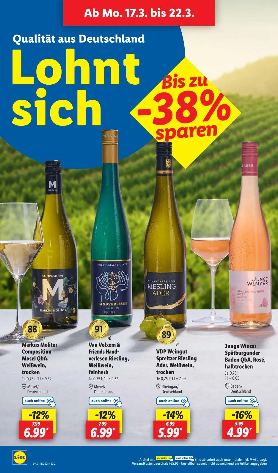 Lidl Prospekt von 17. März bis 22. März 2025 - Prospekt seite 24