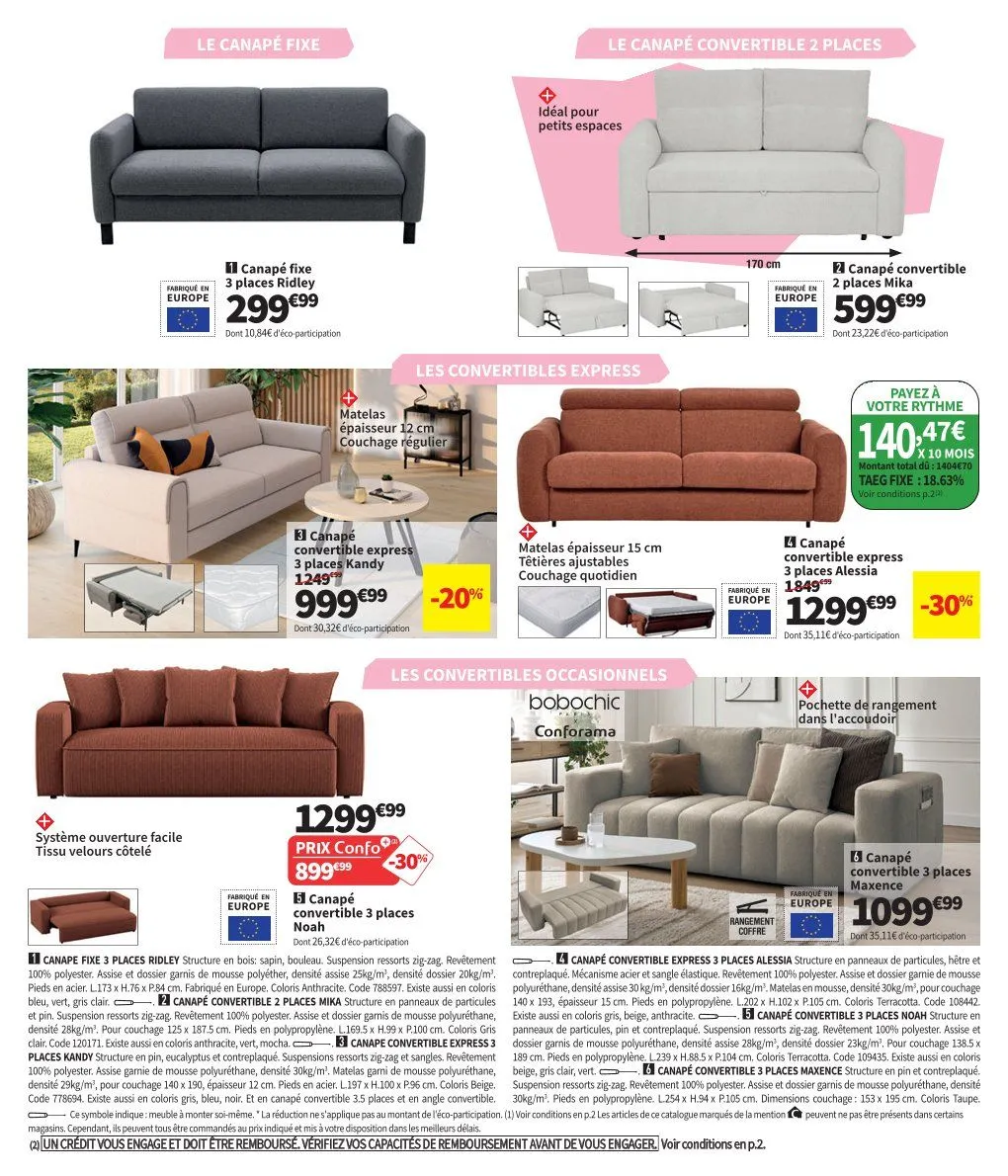 Catalogue Conforama du 24 février au 30 mars 2026 - Catalogue page 24