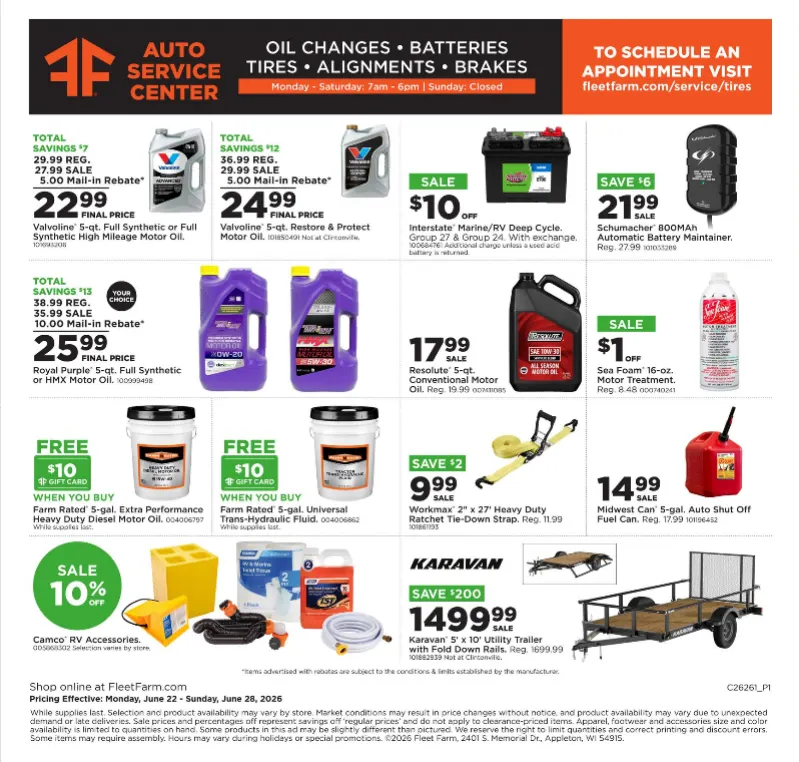 Weekly ad Fleet Farm Sales from June 22 to June 28 2026 - Page 24