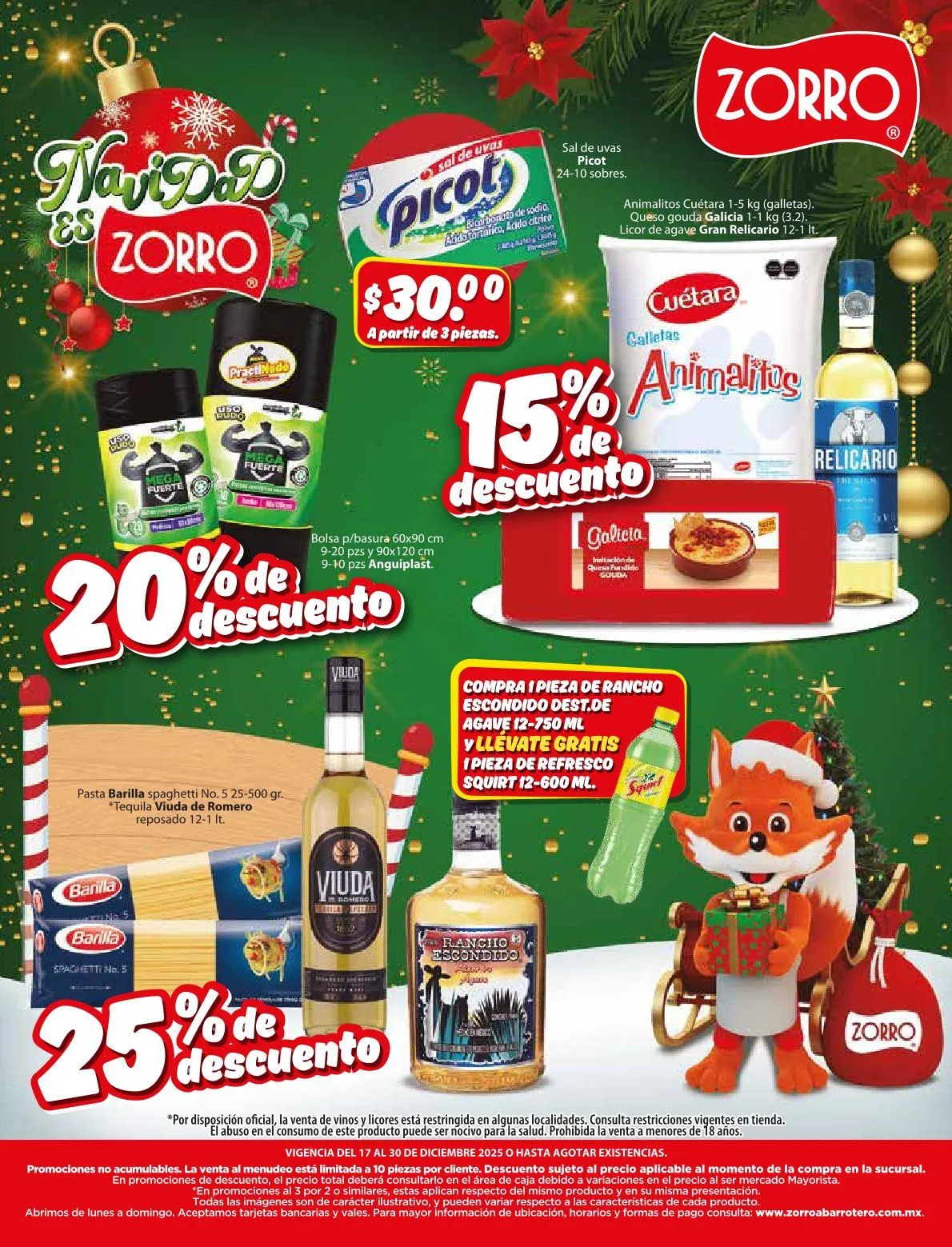 Catálogo de Zorro Ofertas 17 de diciembre al 30 de diciembre 2025 - Pagina 24