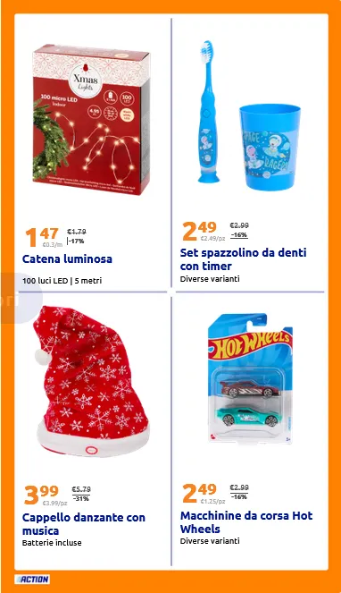 Action Volantino da 17 dicembre a 23 dicembre di 2025 - Pagina del volantino 24