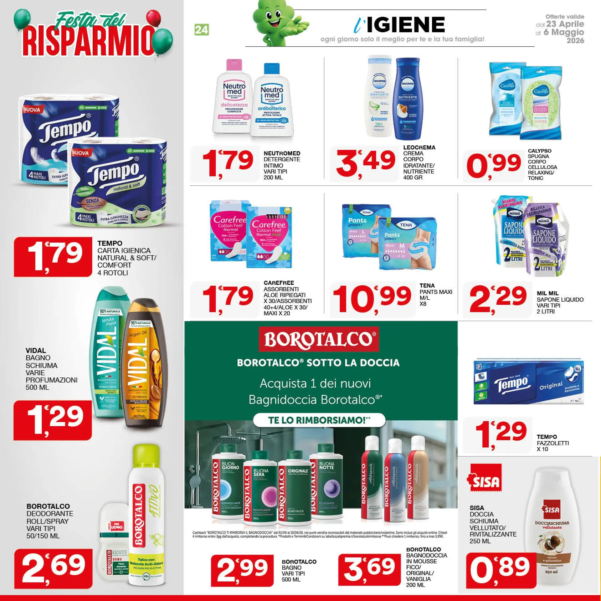 Sisa Volantino da 23 aprile a 6 maggio di 2026 - Pagina del volantino 24