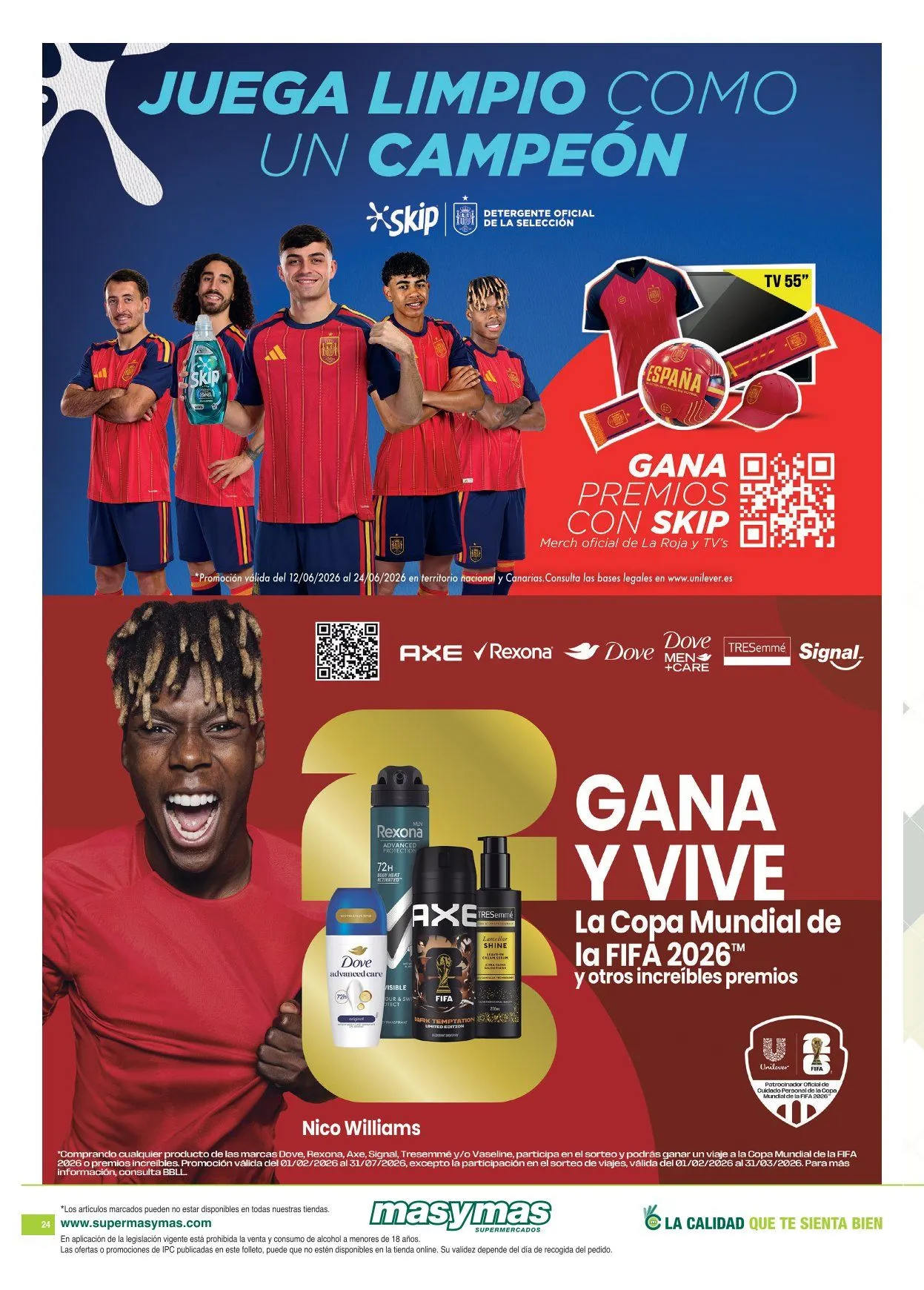 Catálogo de Supermercados masymas Ofertas 28 de mayo al 24 de junio 2026 - Página 24