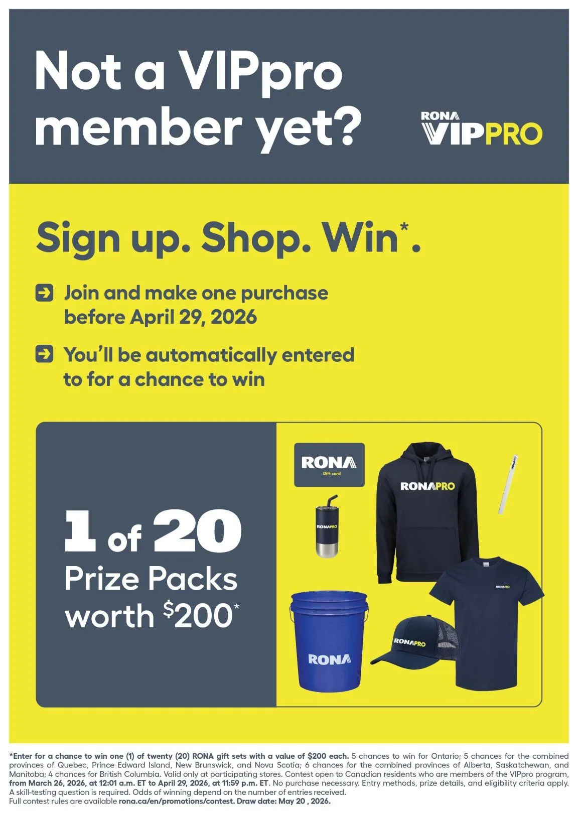 RONA Sales from April 20 to April 22 2026 - flyer page 24