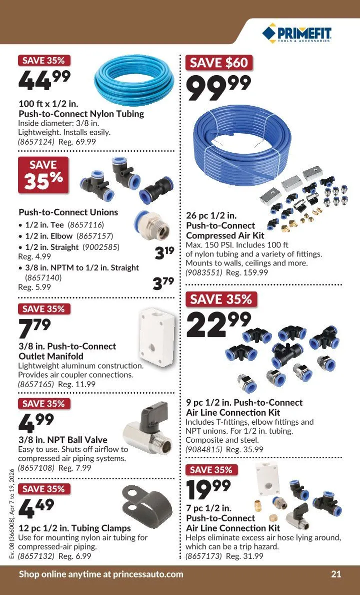 Princess Auto Sales from April 7 to April 19 2026 - flyer page 23