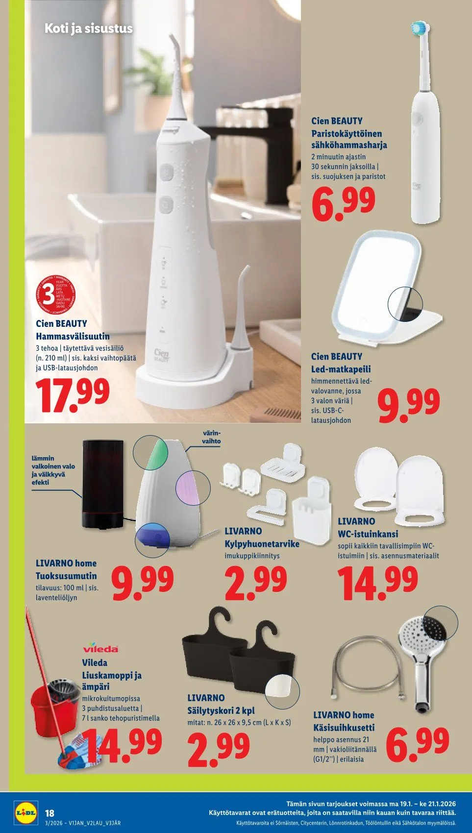 Lidl Kaupan Tarjoukset voimassa alkaen 15. tammikuuta - 18. tammikuuta 2026 - Tarjouslehti sivu 24