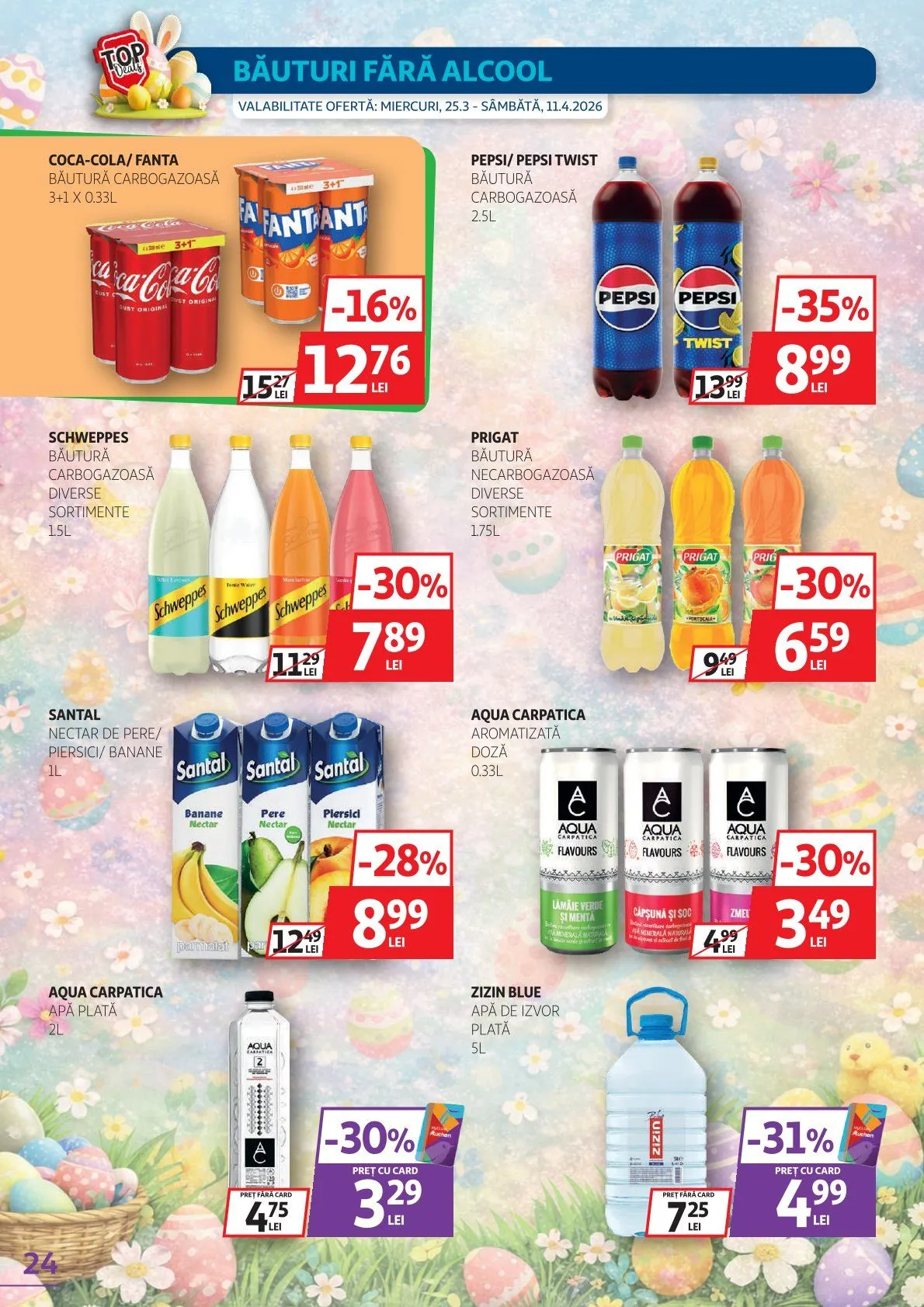 Catalog Ofertă de neratat specială Auchan de la 25 martie până la 11 aprilie 2026 - Revista Pagina 24