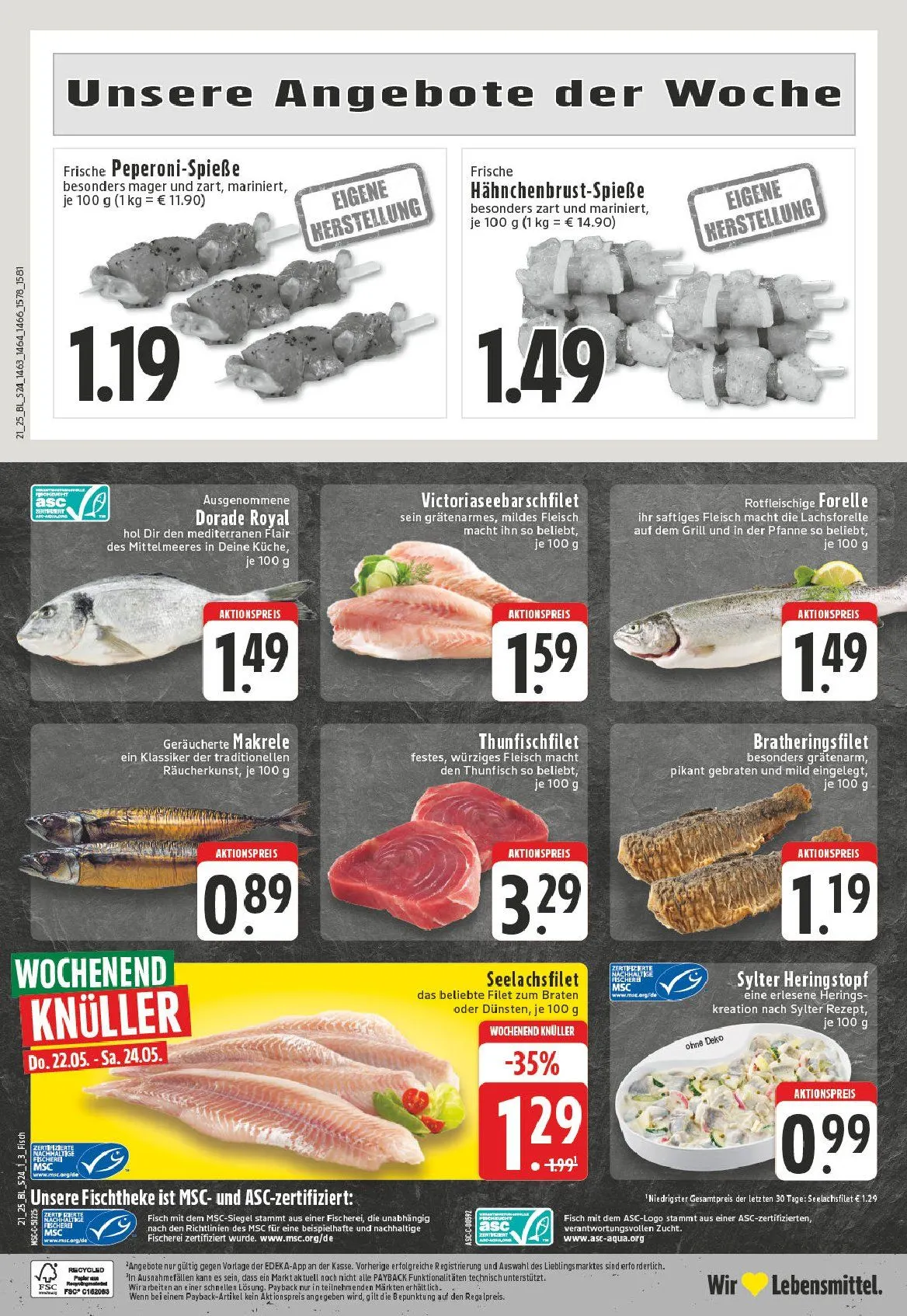 Edeka Prospekt von 19. Mai bis 24. Mai 2025 - Prospekt seite 24