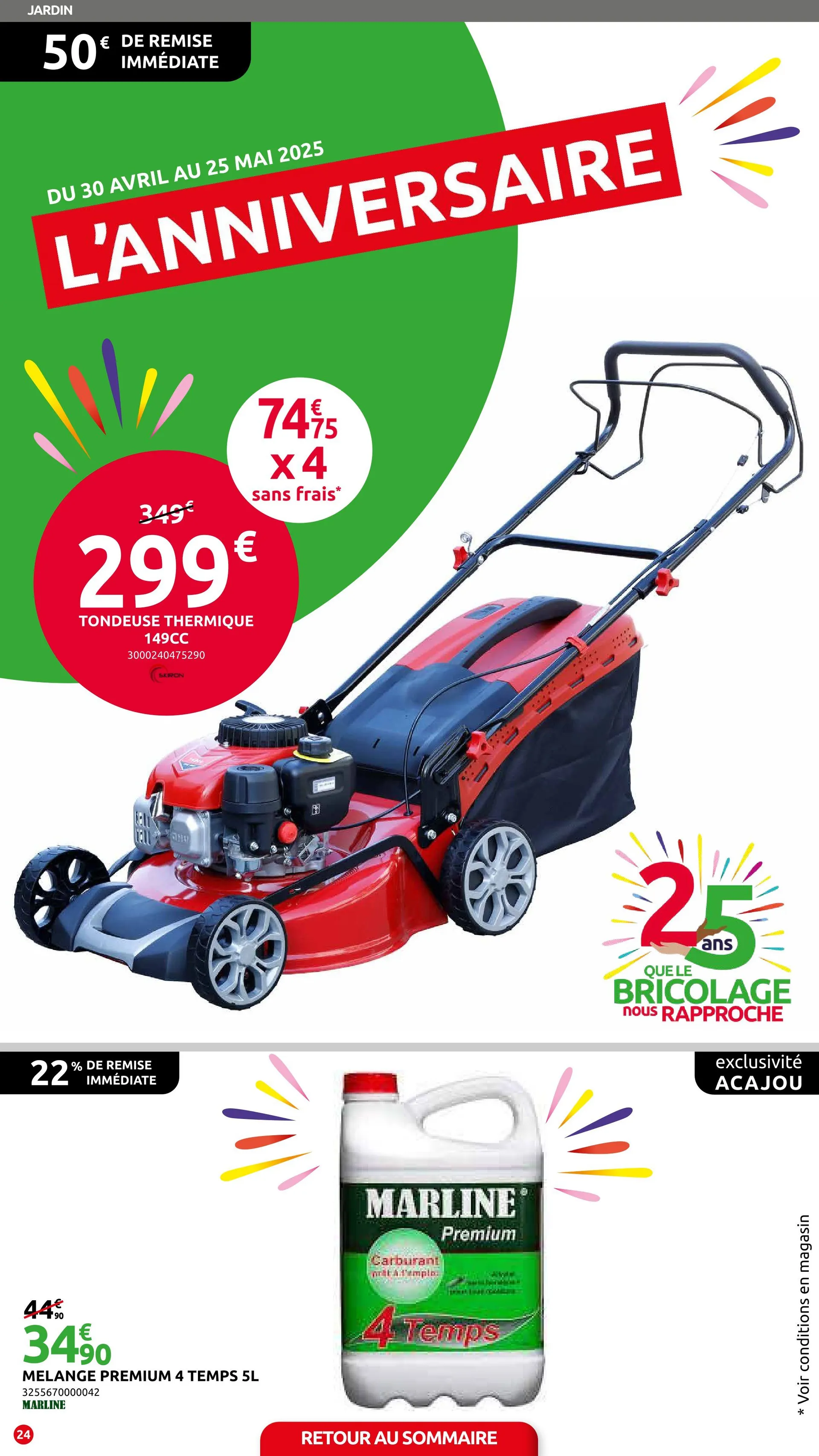 Mr. Bricolage Catalogues du 30 avril au 25 mai 2025 - Catalogue page 24