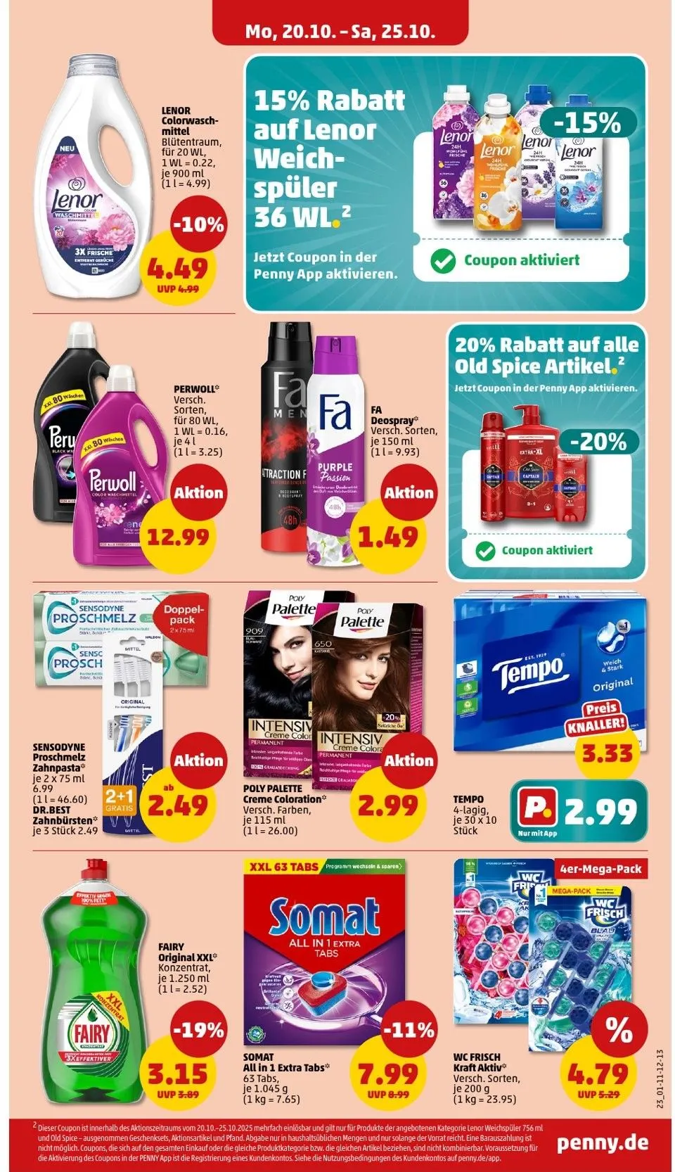 Penny Prospekte  von 20. Oktober bis 25. Oktober 2025 - Prospekt seite 23